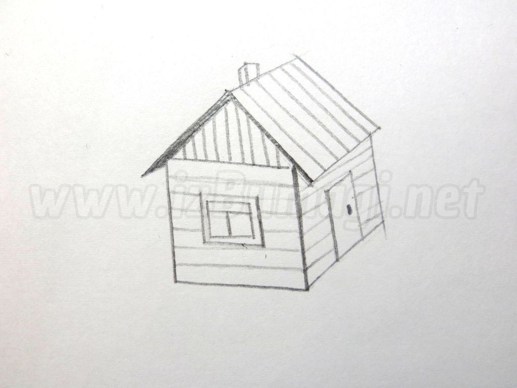 Публикация «Учимся рисовать домик, Мастер-класс» размещена в разделах