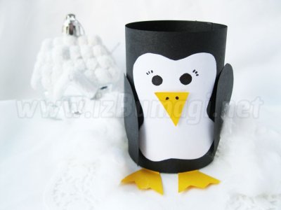 Пингвин из подручных материалов