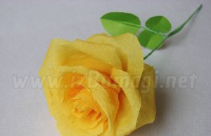 Как да си направим роза от хартия