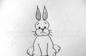Малюємо зайця олівцем