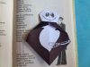 Cadılar Bayramı el işleri - Jack Skellington kitap ayracı köşesi.