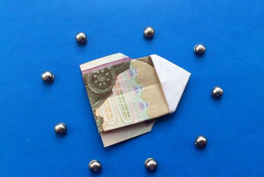 Манігамі - Ракета з купюри