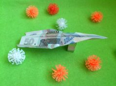 Самолет, направен от банкнота