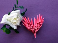 Модульне орігамі сердечко