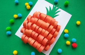 Nanas - aplikasi volumetrik dari potongan kertas