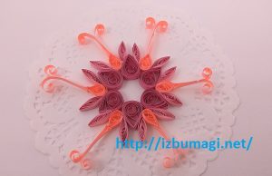 Snowflake quilling - crafts for the New Year