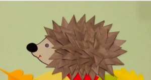 Паперовий їжачок у техніці оригамі: покроковий авторський майстер-клас