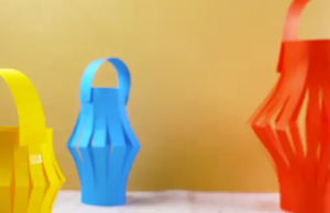 Sonbahar kağıt feneri: ellerinizle sıcak el işleri Sonbahar kağıt feneri