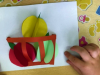 Panier d'automne avec pommes en papier : cours de maître étape par étape