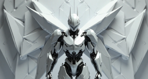 🤖 Origami robots: how paper models inspire engineers A futuristic origami-inspired robot transformer with metal folding panels