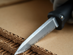 🎨 كيفية قص الورق المقوى بشكل مستقيم: أدوات وتقنيات للحصول على حواف مثالية سكين كرتون احترافي مزود بشفرة مسننة يقطع الورق المقوى المموج السميك