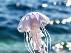 🌊 Медуза из бумаги в технике киригами: волшебный подводный мир своими руками Изящная бумажная медуза в технике киригами