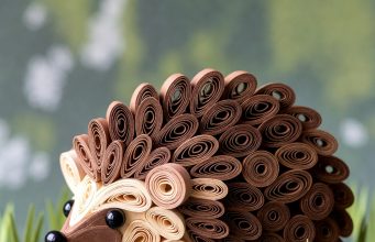 🦔 Ёжик в технике квиллинг: создание объёмного шедевра из бумажных лент Очаровательный бумажный ёжик в технике квиллинг